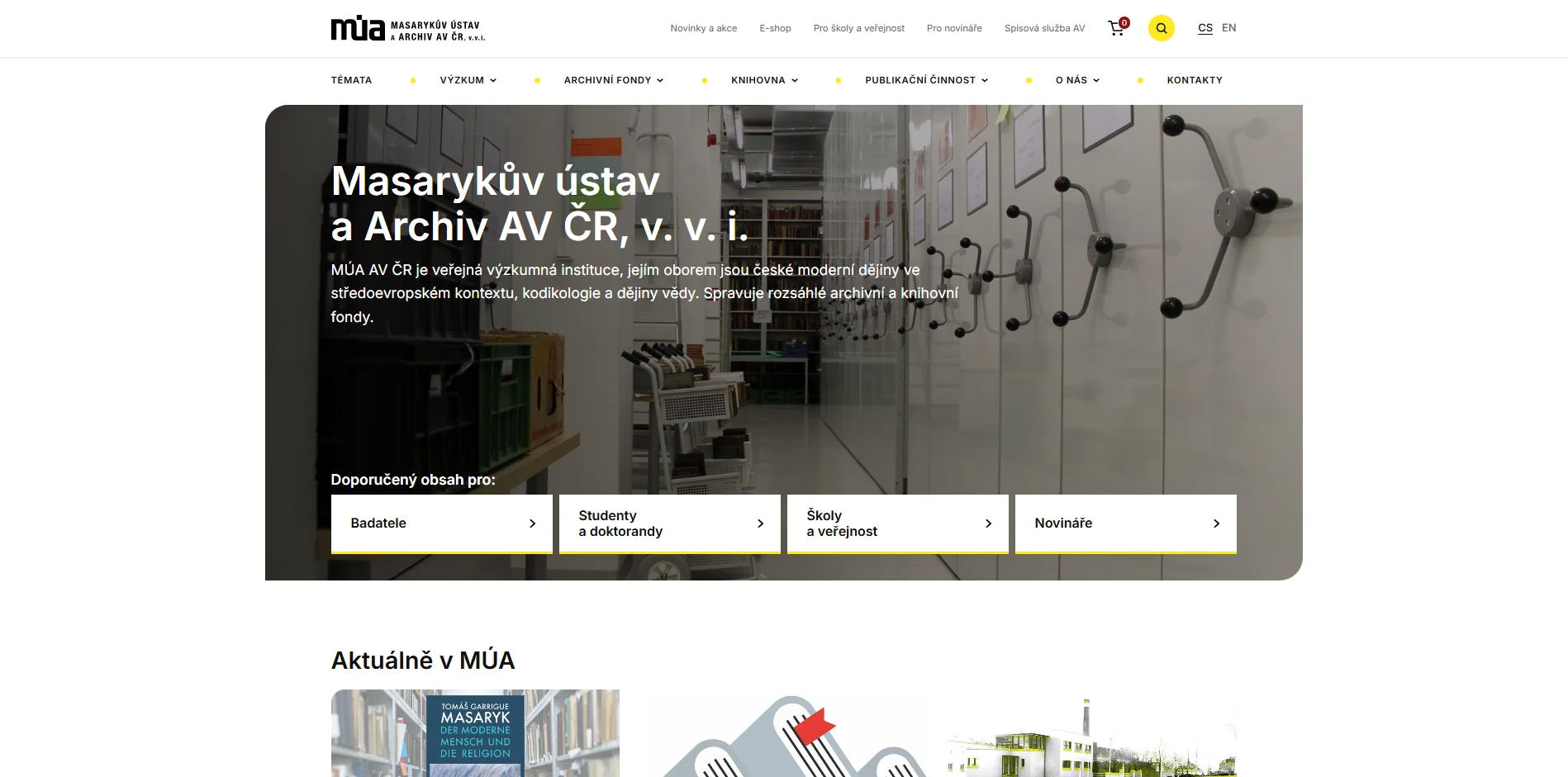 Masarykův ústav a Archiv AV ČR
